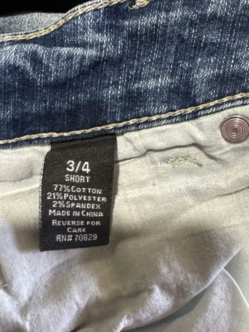 Rue21 Embroidered Logo Mid-Rise Jeans - Blue